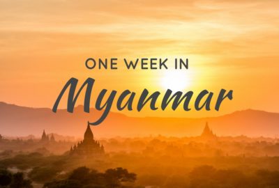 One week in Myanmar