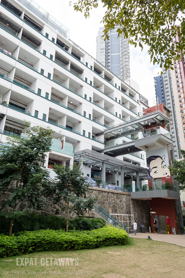 PMQ, the former Police Married Quarters is now an art and design space. Hong Kong Western District