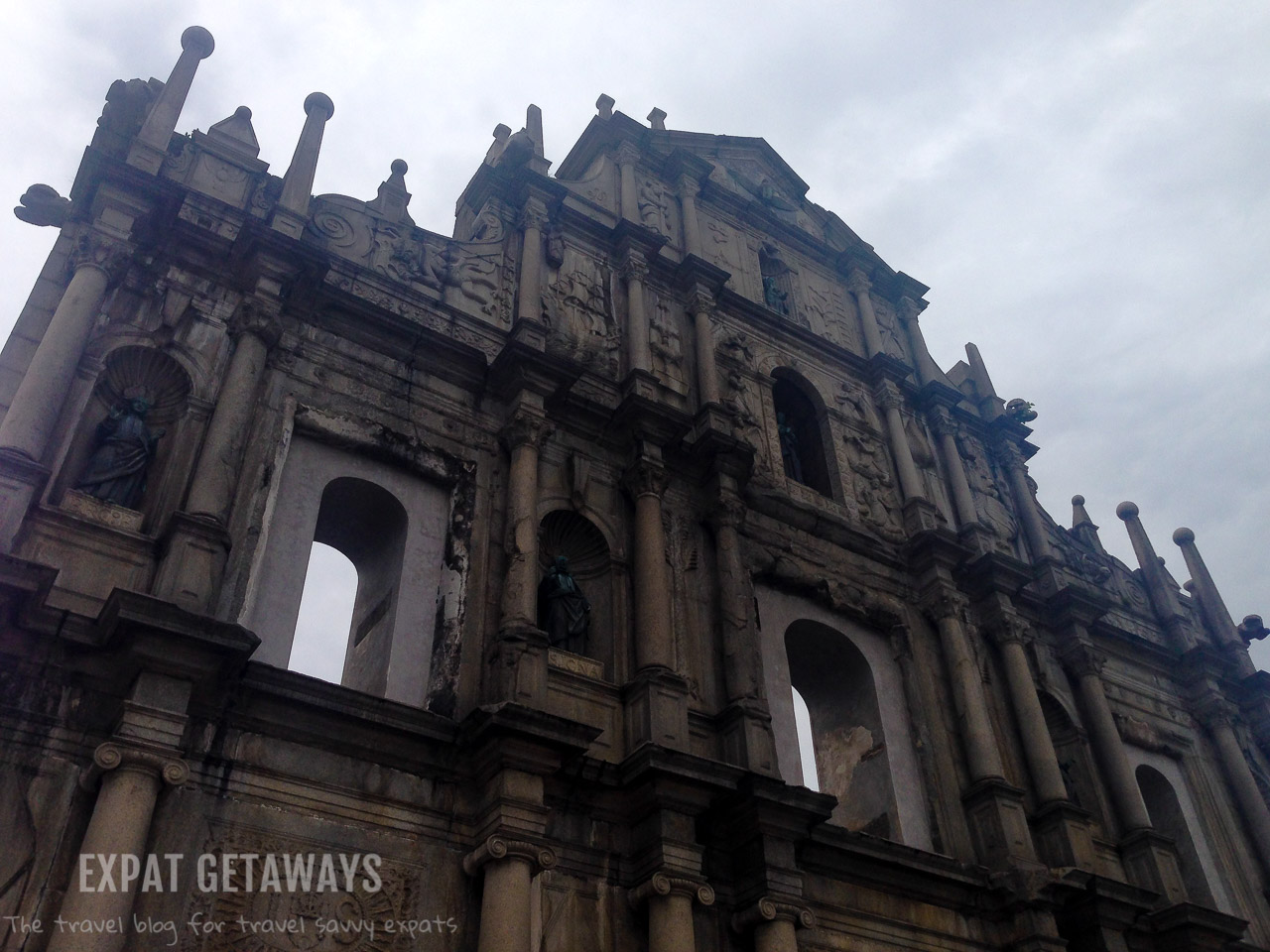 The Ruins of St Paul in Macau are UNESCO World Heritage Listed and the first historical site for most visitors. 