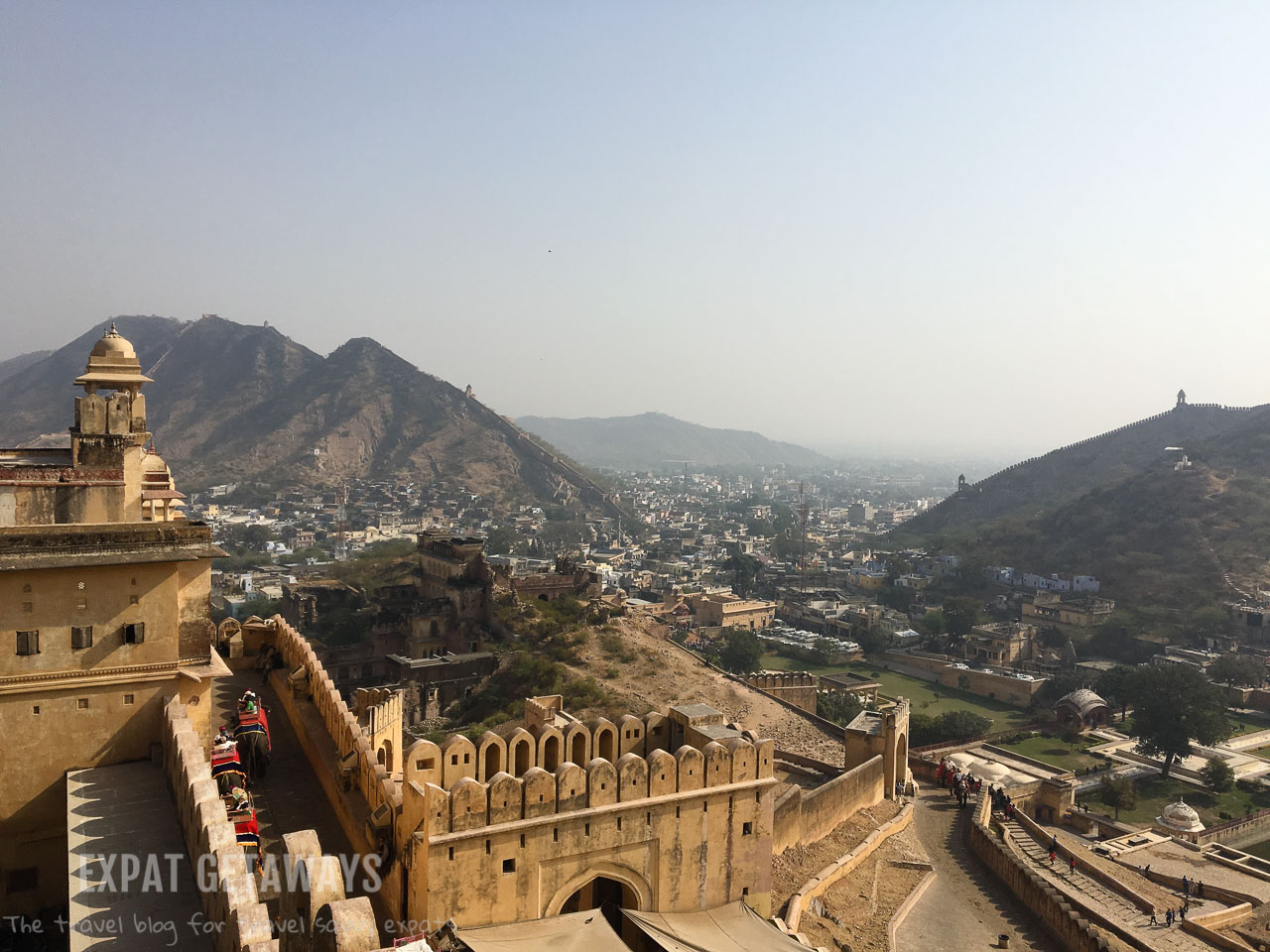 The Amber Fort, Jaipur was the highlight of our golden triangle tour. Expat Getaways, 5 Nights Golden Triangle, Delhi, Jaipur & Agra, India.
