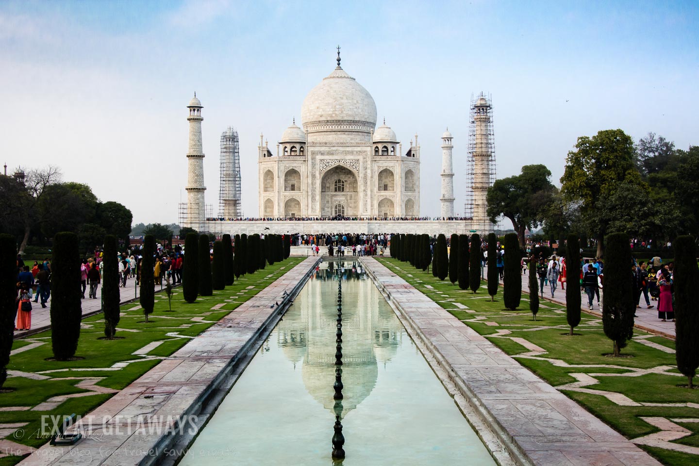 Another one off the bucket list. The Taj Mahal is even more amazing in person as it is in the photos. Expat Getaways, 5 Nights Golden Triangle, Delhi, Jaipur & Agra, India.