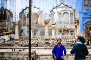 Our wonderful guide on the Street Connections walking tour of Old Delhi. He showed us hidden gems while raising awareness for a worthwhile charity. Expat Getaways, 7 Ways to be a More Responsible Traveller.