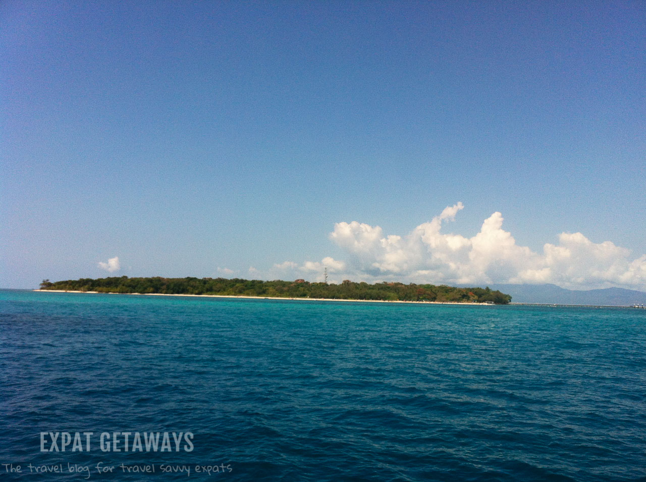 Green Island is a coral atoll in the Great Barrier Reef off the coast of Cairns, Australia. 