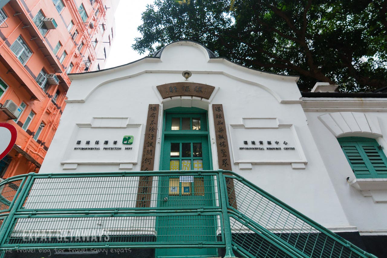 The Old Wan Chai Post Office on Queens Road East is a heritage listed building.