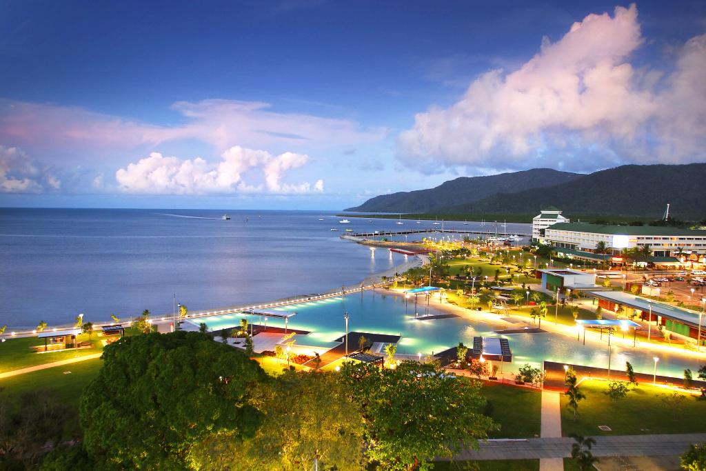 Cairns Esplanade and lagoon is the meeting and social hub of Cairns. 