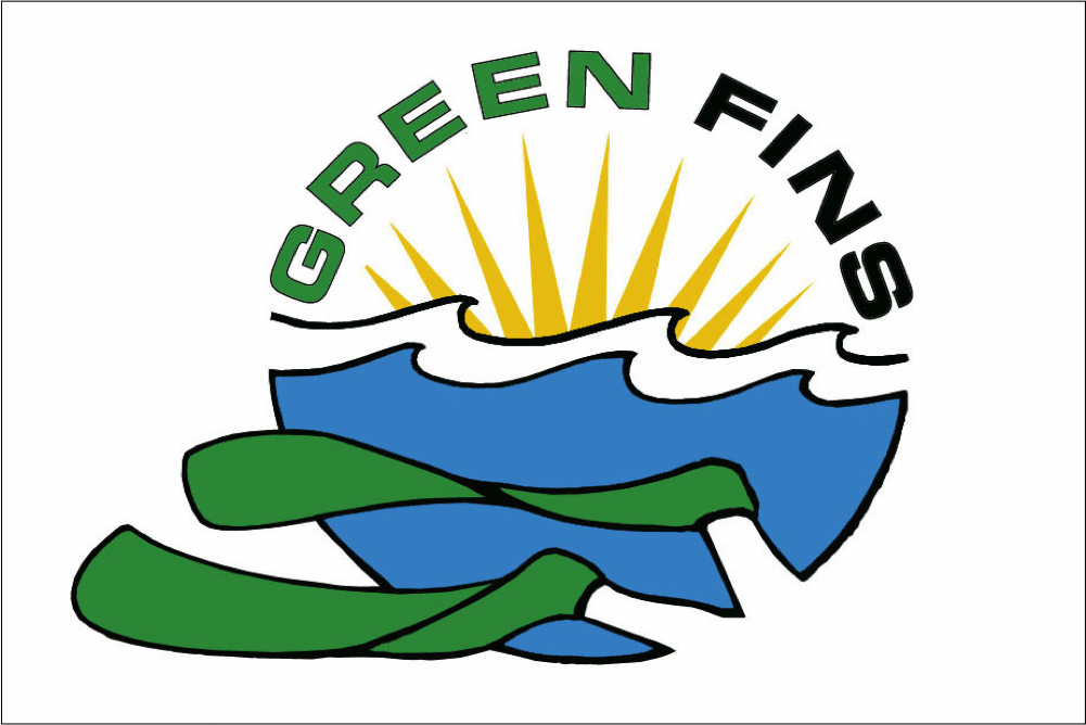 Green fins logo