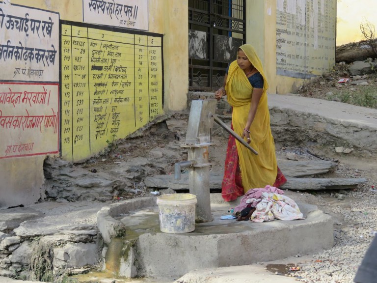 The guides on the Seva Mandir Heritage Walk combine history with a look at their local projects in Udaipur, India. 