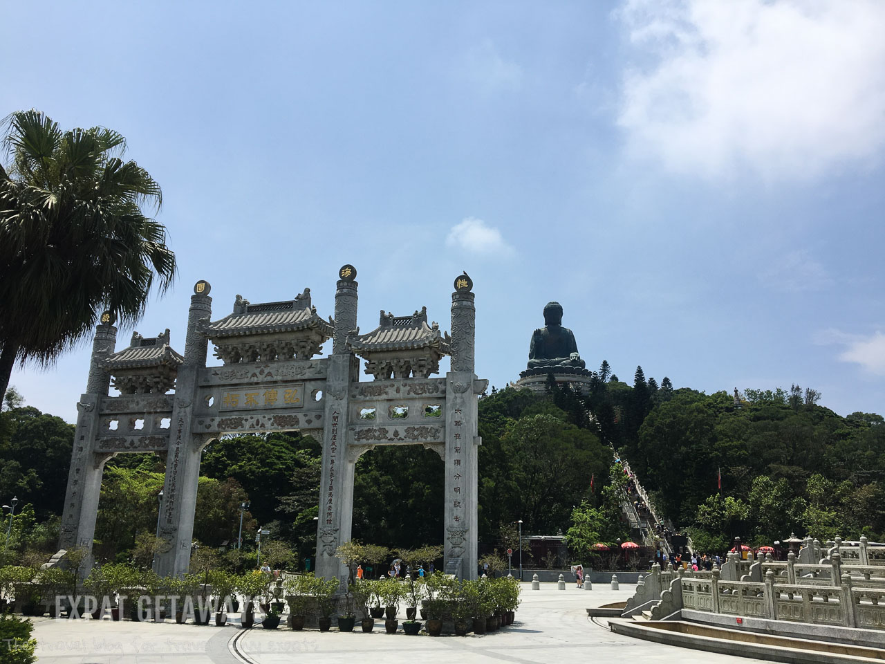 The Tan Tian Big Buddha and nearby Po Lin Monastery are best visited on a clear day in Hong Kong. 