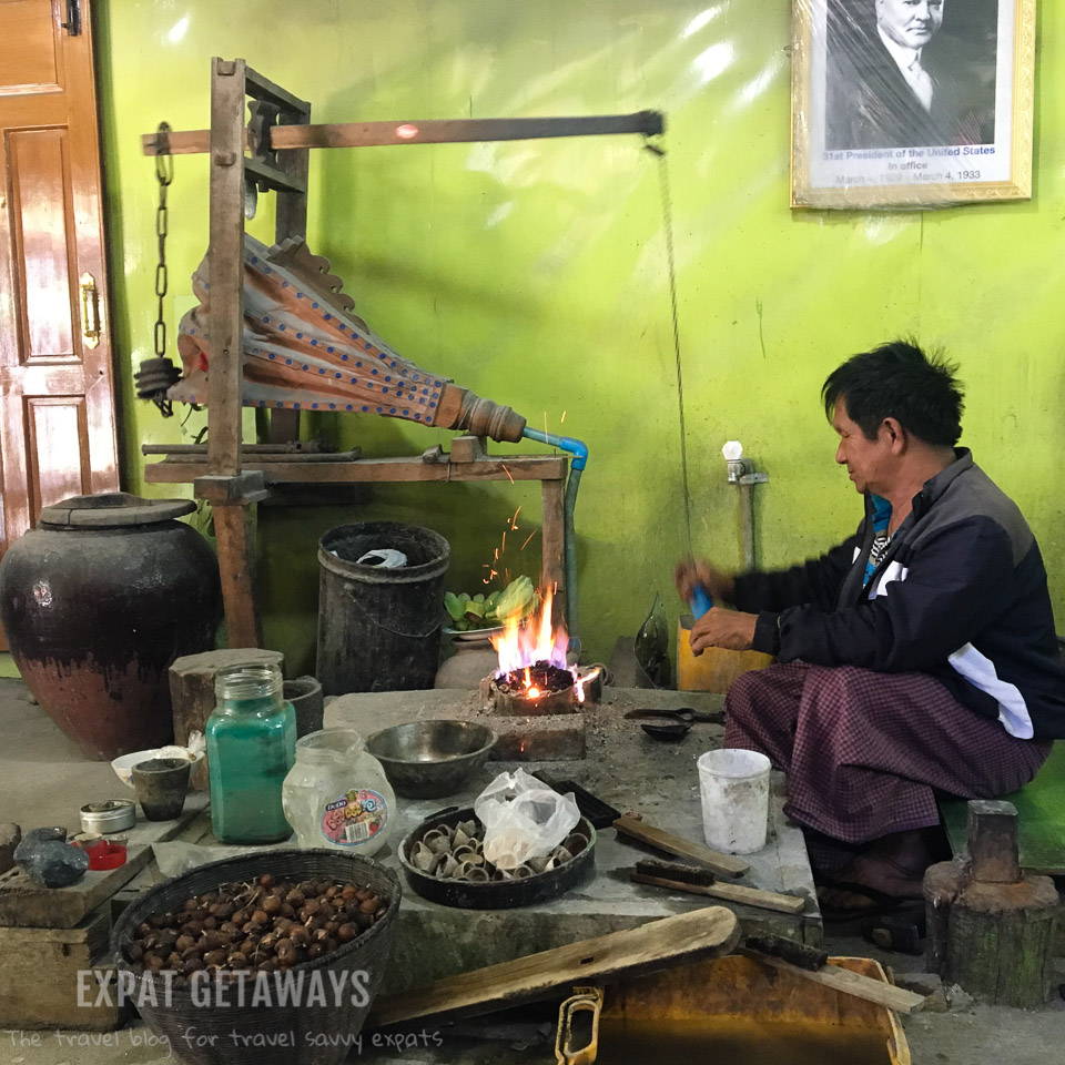 Myanmar is very mineral rich including huge reserves of silver in the hills surrounding Inle Lake. 