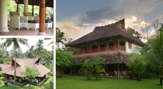 Indian Summer House, Kerala, India. 