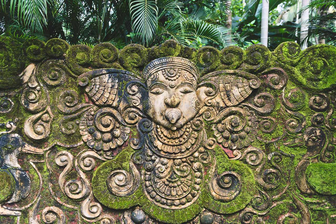 The gardens of Indian Summer House have a distinctive Balinese feel to them. Expat Getaways - One Week in Kerala, India.