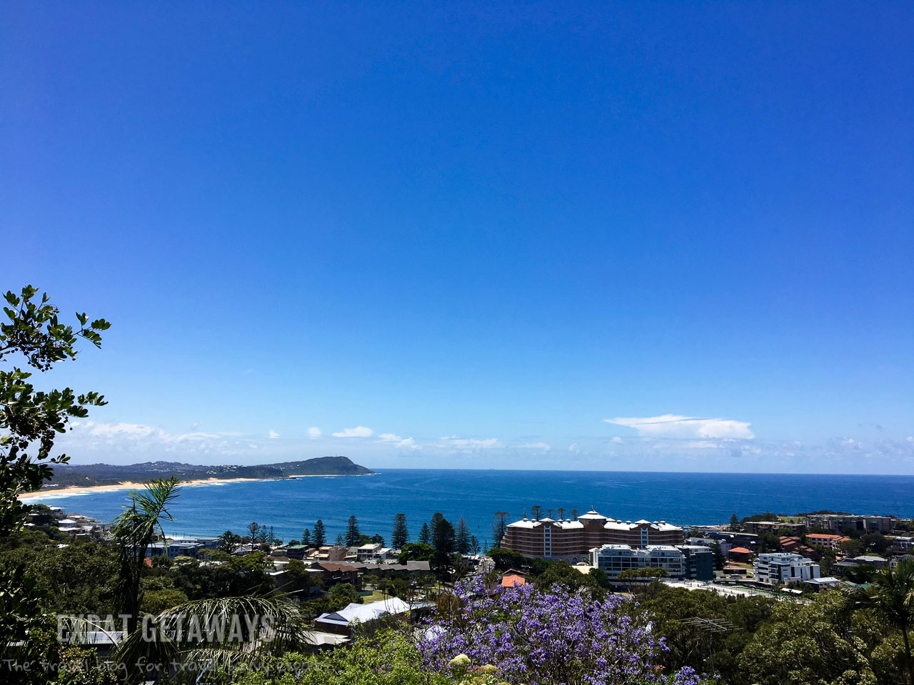 Enjoying the view from my favourite restaurant in Terrigal, NSW. Expat Getaways - Babymoon Destinations.